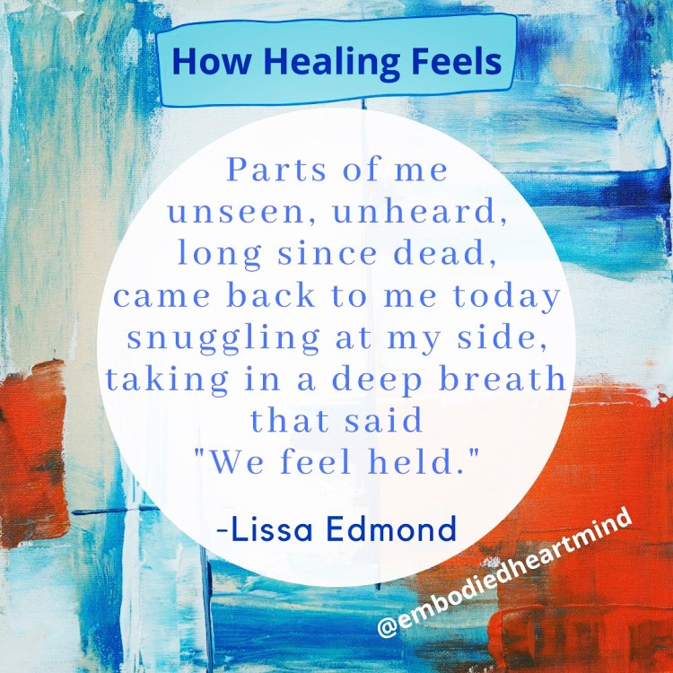 how healing feels poem filtered